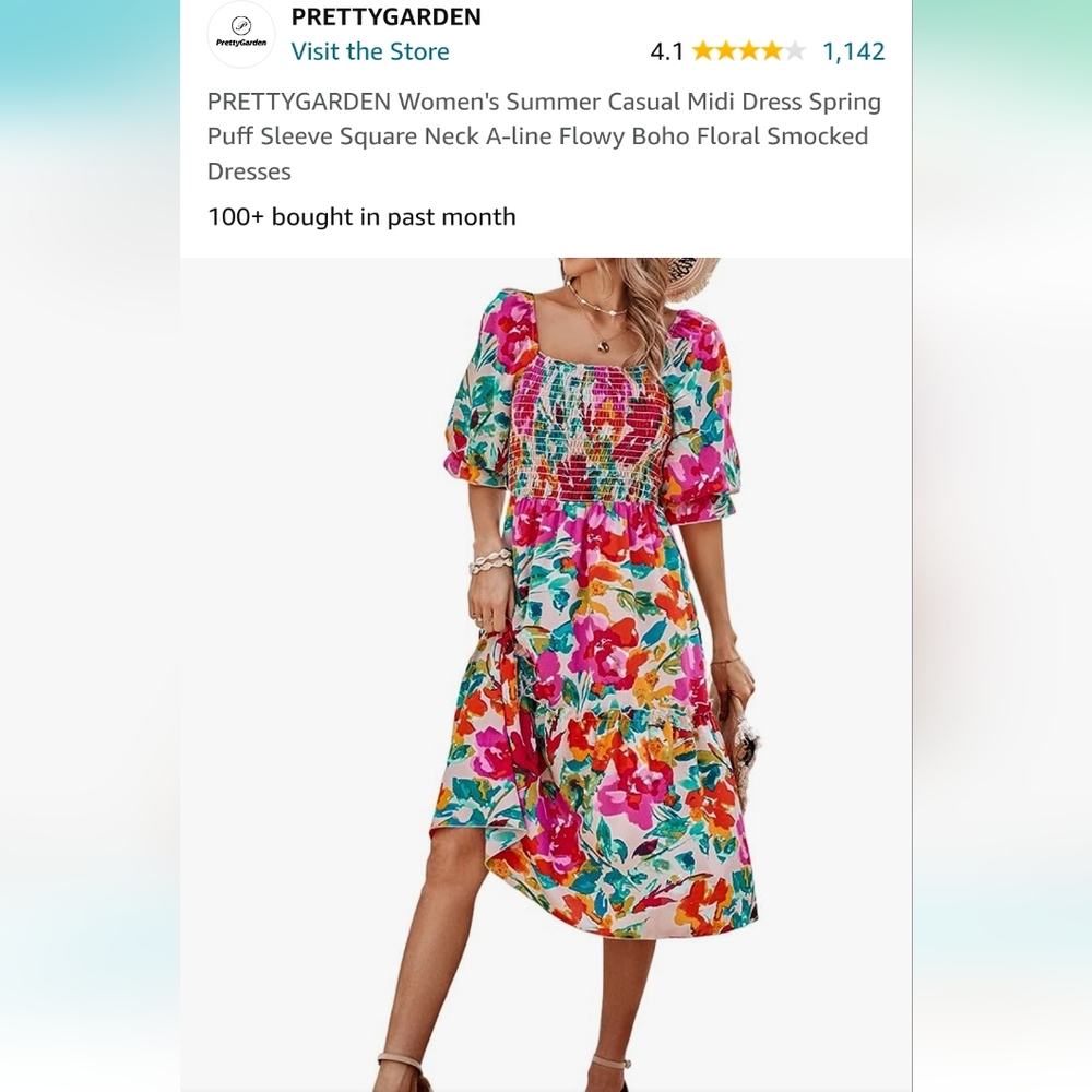 Floral Midi Dress